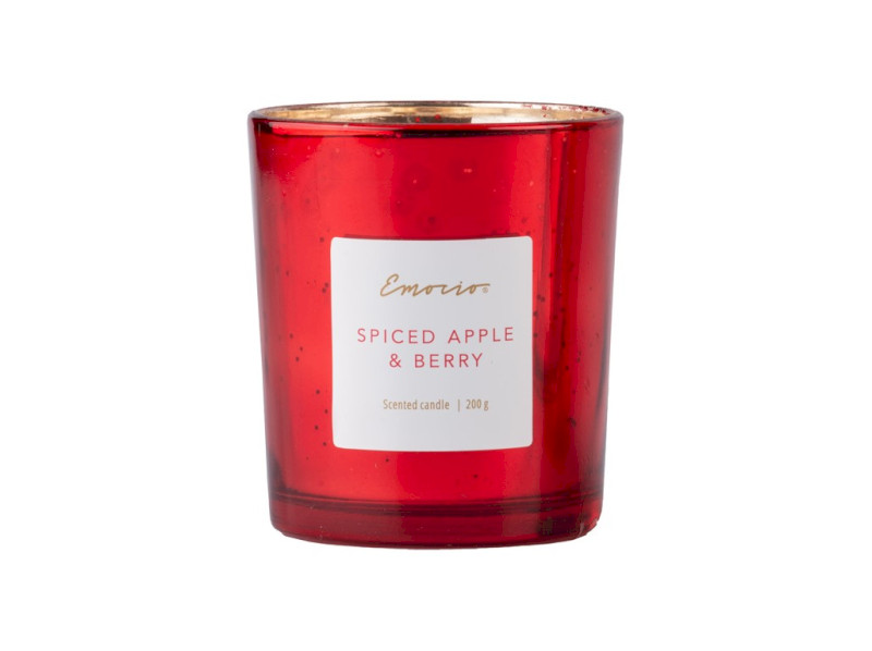 Svíčka Emocio vonná ve skle, metalická, 200 g