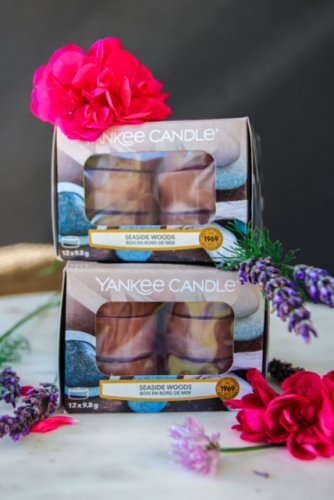 Yankee Candle Čajové svíčky, 12 ks (12x 9,8 g) - Vůně svíčky: Mango Peach Salsa, Salsa z manga a broskví