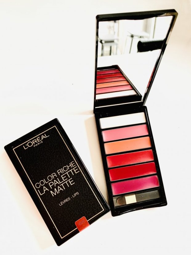 L'Oreal Color Riche La Palette Matte Paletka rtěnek, 6x 1g