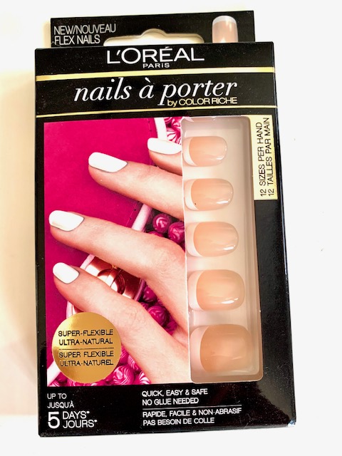 L'Oreal Nalepovací nehty Nails a Porter by Color Riche, č.001 French Touch, 24 ks