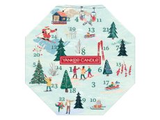 Yankee Candle Adventní vánoční kalendář, 24 ks svíček se svícnem