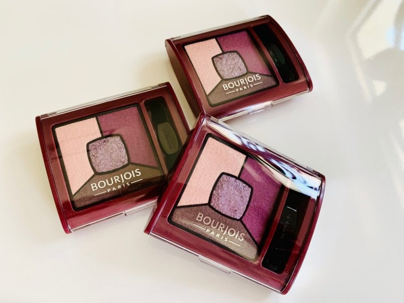 Bourjois Paris Smoky Stories Quad Eyeshadow Palette č.15 Brilliant Prunette, 3,2 g