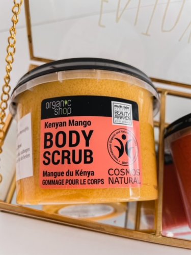 Organic Shop Body Scrub Tělový peeling, 250 ml - Objem: 250 ml, Varianta: Tropický bambus