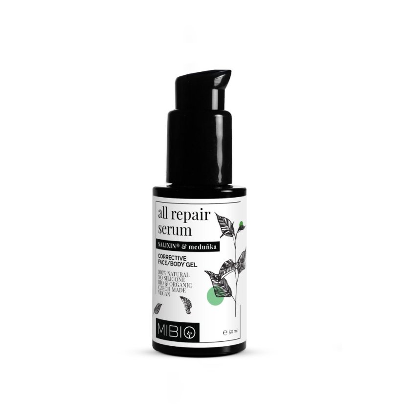 MIBIO All repair serum, vyrovnávací pleťový a tělový gel, 50 ml
