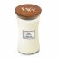 Woodwick Velká vonná svíčka ve skle s dřevěným praskajícím knotem, výběr z vůní, 609,5 g - Vůně svíčky: Seaside Mimosa