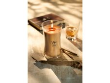 Woodwick Velká vonná svíčka ve skle s dřevěným praskajícím knotem, výběr z vůní, 609,5 g