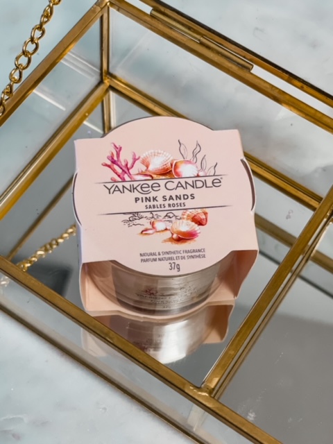 Yankee Candle Plněná votivní svíčka ve skle, 37 g