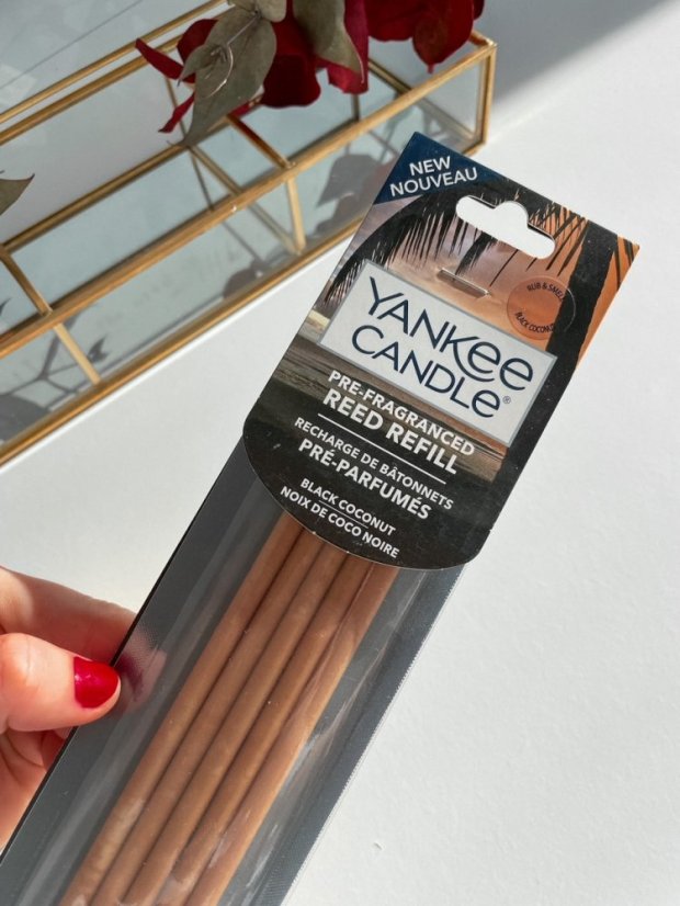 Yankee Candle Pre-Fragranced Reed Refill, náhradní tyčinky, 5 ks