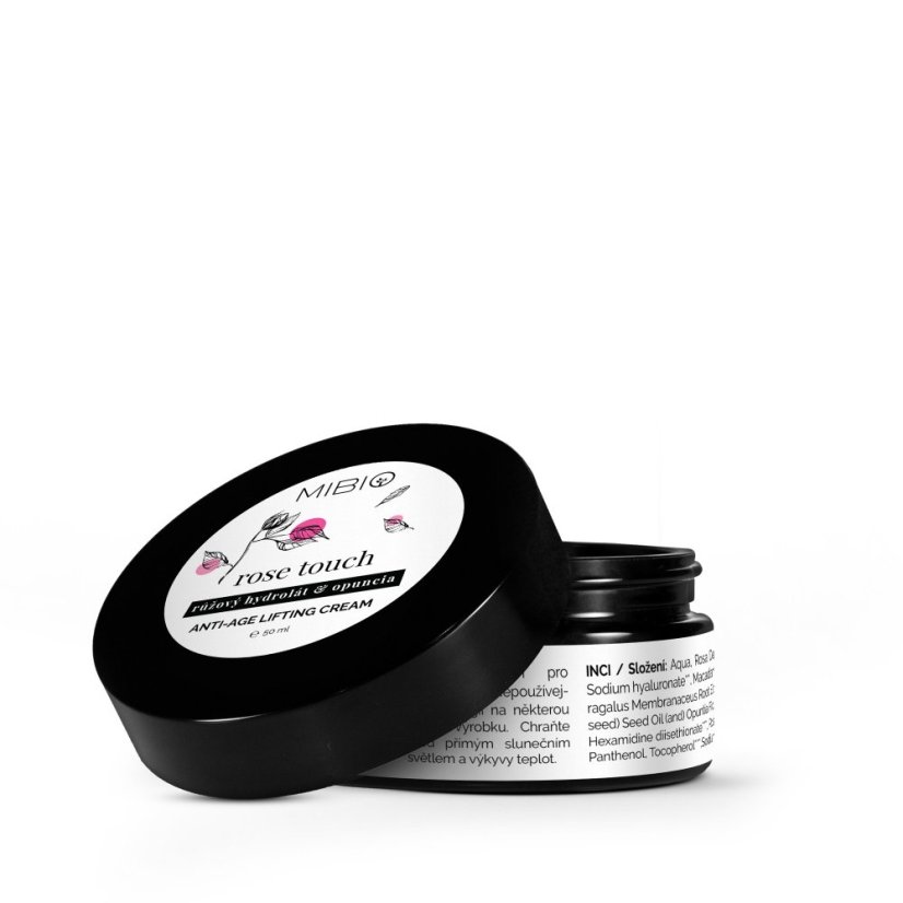 MIBIO Rose touch, anti-age liftingový krém, 50 ml