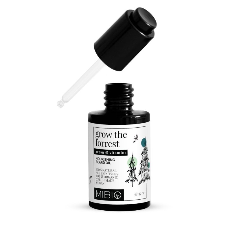 MIBIO Grow the forrest, vyživující olej na vousy, 30 ml