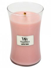 Woodwick Velká vonná svíčka ve skle s dřevěným praskajícím knotem, výběr z vůní, 609,5 g