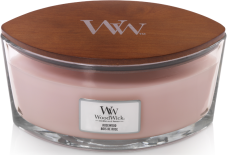 WoodWick vonná svíčka s dřevěným knotem, lodička, 453,6 g
