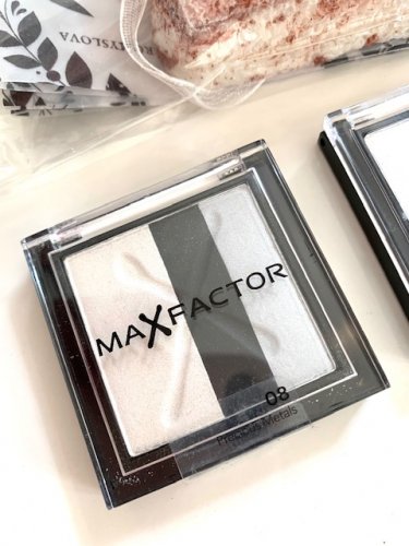 Max Factor Oční stíny Max Effect Trio 3,5g - Odstín: 08 - Precious Metals