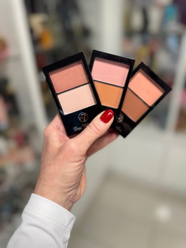 W7 Tvářenka Duo Blusher, 2 x 3,5g
