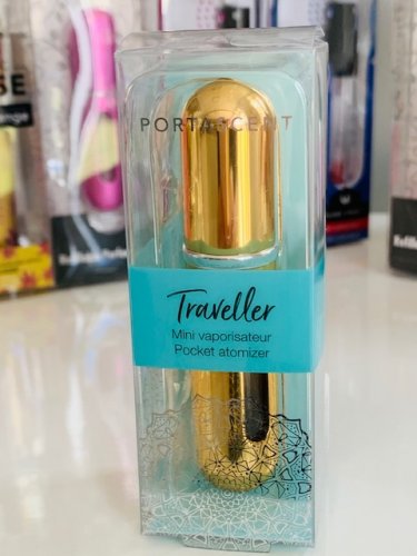 PortaScent Traveller 120 Plnitelný rozprašovač parfému, 5 ml - Barva: Zlatá