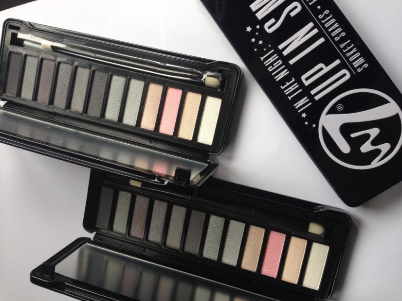 W7 Paleta očních stínů Up In Smoke, 12 odstínů, 14,4 g