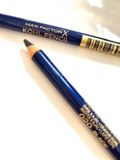 Max Factor Kohl Pencil Kajalová tužka na oči, 020 Black, černošedá, 3,5 g
