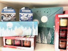 Yankee Candle Vánoční dárková sada svíček ve skle Signature 3 x 37g + tumbler 122 g
