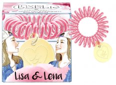 Invisibobble Hair Ring Spirálová gumička Lisa & Lena, 1 ks s přívěskem