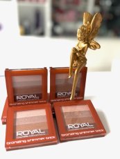 Royal Kompaktní bronzující a rozjasňující pudr, Bronzing Shimmer Brick, 9 g