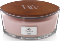 WoodWick vonná svíčka s dřevěným knotem, lodička, 453,6 g
