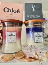 Woodwick Vonná svíčka střední ve skle s dřevěným knotem, 275 g