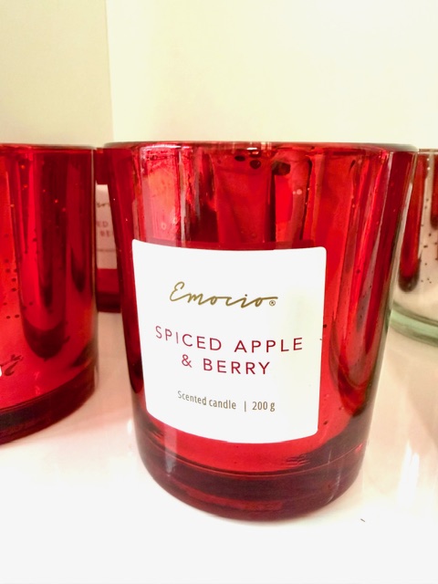 Svíčka Emocio vonná ve skle, metalická, 200 g